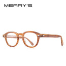 MERRYS DESIGN Classic Acetate Glasses Frame For Men Women Fashion Myopia Prescription Glasses Frames Optical Eyewear S2546