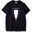 Koch T-Shirt Gefälschter Anzug Koch Gedruckt T-Shirts Baumwolle Lustig Sommer Top Hohe Qualität Locker Rundhals T-Shirt EU Größe