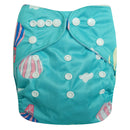 Pororo ecological diapers for baby girl boy Cloth diapers bamboo charcoal washable reusable diapers waterproof double leg gusset