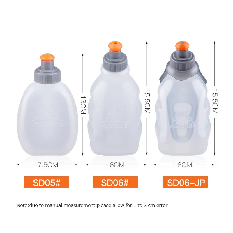 2pcs AONIJIE SD-06JP SD05 SD06 Water Bottle Flask Storage Container For Running Hydration Belt Backpack Marathon Trail