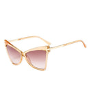 Sexy Women's Cat Eye Sunglasses Metal 2020 Fashion shades Luxury Oversized Sunglasses Female Lady Triangle Eyewear Accessories