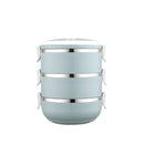 Portable Stainless Steel Thermal Lunch  Box For Kids School Microwave Box Thermal Lunch Box Salad Fruit Food Container Box