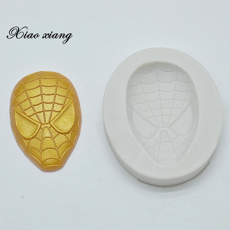 Super Hero  Silicone Molds Cake Decorating Tools 3D Fondant Mold for Caking Decoration Chocolate Candy Mold Baking Tools M352