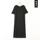 Plus size Fashion Summer Night Dress Women Nightgowns Sleepwear Women's Sleepshirts Modal Cotton Candy Color Ladies Nightwear
