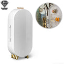 2021 New Jewelry Box Organizer 4 Fan Storage Case Necklace Earrings Ring Mirror Display Desktop Jewel Holder Plastic Large