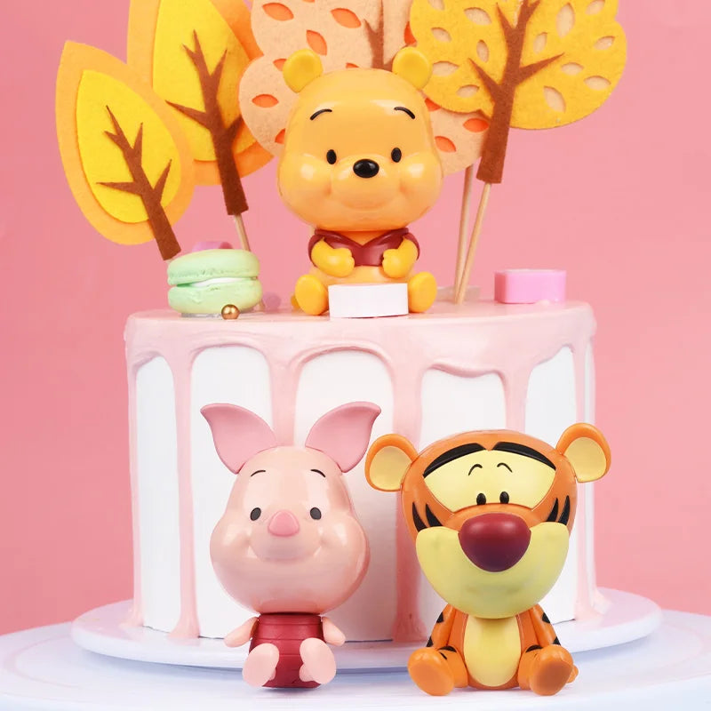 Disney Children's Birthday Cake Decoration Winnie the Pooh Piglet Pig Tigger Birthday Articles Home Decoration