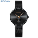 watch for women CRRJU Luxury Stylish Silm Watch Ladies Dress Wristwatch Minimalist Waterproof Quartz Cool Watches reloj mujer