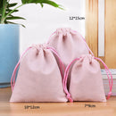 Fashion Flannel Bags Of Gift Packing Black Velvet Bag Jewelry Bags Jewelry Box Drawstring Pouch Party and Wedding Gift Package