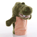 25cm Animal Hand Puppet Crocodile Plush Toys Baby Educational Hand Puppets Cartoon Pretend Telling Story Doll for Children Kids