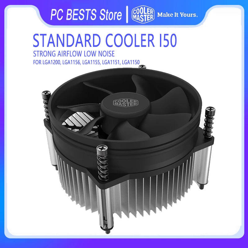 Cooler Master i50 i50c 92mm Case Fan Strong Airflow Quiet Fan CPU Cooler for Intel LGA1200 1150 1151 1155 1156