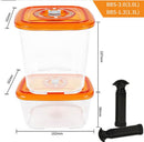 LAIMENG Vacuum Container Plastic Food Storage Container With Lid Damp Proof Large Capacity Kitchen Box for Vacuum Sealer S250