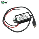 DC-DC 12V to 5V Car Power Converter 3A 15W Micro Mini USB Step Down Voltage Power Supply Output Adapter Low Heat Auto Protection
