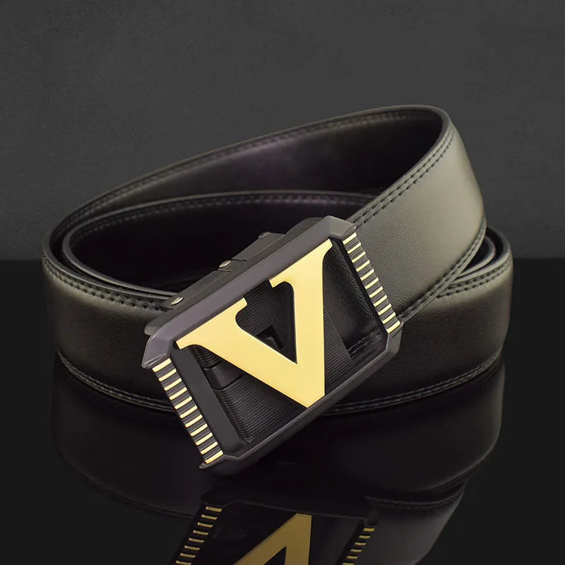 New Men's Belt High Quality Designer Belts Men Fashion Letter Luxury Famous Leather Belt Jeans Cowskin Waist Strap 3.5cm