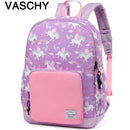 VASCHY Kinderrucksack Schultaschen für Kinder Kindergarten Vorschule Rucksack Cartoon Rucksack für Mädchen Jungen mit Brustgurt
