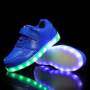 Size 25-37 Children Led Shoes Glowing Sneakers Kid Krasovki with Backlight USB Light Up Shoes Luminous Sneakers for Boys Girls