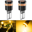 2 Stück T10 W5W LED Canbus Birnen 168 194 fehlerfreie LED Standlichter Innenraum-Kuppelleuchten 24SMD 3014 Weiß 12V für Audi BMW Benz