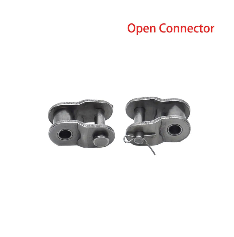 1Pcs 04c-1 Carbon Steel Roller Chain/Chain Connector Chain Pitch 6.35 Half /Full Buckle Roller Industrial Chain Join Buckle