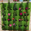Green Pockets Growing Planter Bags Vertical Vegetable Garden Living Room Garden Bag Seedling Wall Hanging Plant Growing Bags