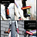 120 Lumens USB Rechargeable Bicycle Light Cycling Rear Light LED Taillight Waterproof MTB Road Bike Light Back Lamp for Bicycle