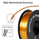 GEEETECH Silk PLA 3d Filament Wire 1kg 1.75mm Spool Wire 3D Druck Printer Material 3D Print Refills, Fast Delivery Vacuum Packag