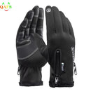 Outdoor Winterhandschuhe Wasserdicht Thermo Fleece Gefüttert Resistent Touchscreen Rutschfest Motorradfahren