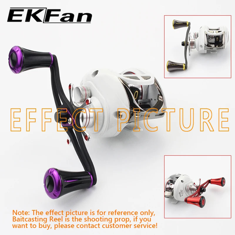 EKFan Aluminum Alloy Fishing Reel Handle 120mm Length 8*5mm Hole Size For Baitcasting Fishing Reel Rocker Fishing Accessory