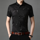 2022 Kurzarm Herren Gesellschaftshemd Sommer Streetwear Casual Taschen Weizen Hemden Herren Slim Regular Fit Kleidung Mode 251