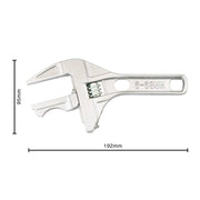 6-68mm Bathroom Wrench Large Open Mini Adjustable Short Handle Shank Aluminum Alloy Universal Spanner Water Pipe Repair Tool