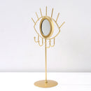 Gold Augen Tischspiegel Schminkspiegel Boho-Wohnaccessoires Wohnzimmerdekoration Schlafzimmer Kosmetik Schminktisch Spiegel Böses Auge