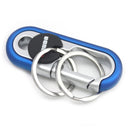 New  Keychain  Key Holder Keyring Men's Fashion Key Chain Gift Metal Key Ring Car Styling Auto Car Accessories（ Orange, Blue）