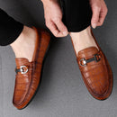Men Loafers Real Leather Shoes Fashion Men Boat Shoes Brand Men Casual Leather Shoes Male Flat Shoes 2019 New Big Size 45 C4