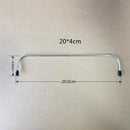 Bracket Gold Manual Fabric Diy Material Parts Round Curve Angle Clutch Frame Handle Handmade Vintage Kiss Lock Purse Frame