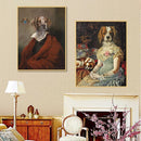 Retro Pet Animals Dog Head Posters Animal Wall Art Canvas Oil Painting Print Picture for Living Room Nordic Home Prints Decora