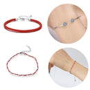 BISAER 925 Sterling Silber Runde Glücksblaue Böse Augen Liebe Herz Offene Armreifen Damen &amp; Mädchen Silber Armbänder Mode Schmuck