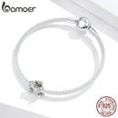 bamoer S925 Silber Hochzeit Kürbis Auto Metall Charm passend für Original Schlangenarmband Krone mit Herzperlen Schmuckherstellung BSC270