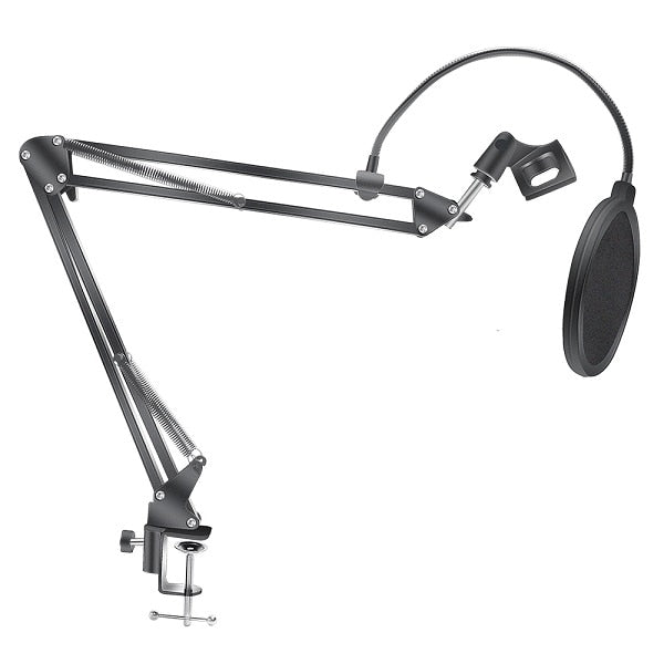 Microphone Scissor Arm Stand Bm800 Holder Tripod Microphone Stand F2 With A Spider Cantilever Bracket Universal Shock Mount