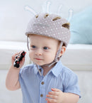 Infant Baby Safety Helmet Toddler Head Protection Soft Adjustable Cap Anti-fall Baby Helmet for Crawling Walking 1 Year Boy Girl