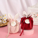 Cloth Easter Bags Cute Bunny Gift Packing Bags Wholesale Rabbit Chocolate Candy Bags Wedding Birthday Party Decoration 2025 New
