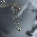 Halskette mit Anhänger in Hufeisenform aus 925er Sterlingsilber, 14K vergoldet, mit Pavé-Kristallen, U-Form, Damen Modeschmuck Accessoires