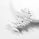 Temperament Mirror Geometric Hair Clip Multilayer Irregular Exaggerated Alloy Hair Clip Women Wedding Bridal Headress Accessoriy