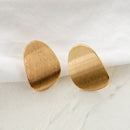 AENSOA Fashion Metal Statement Earring 2022 Gold Color Geometric Earrings For Women Hanging Dangle Simple Party Jewelry