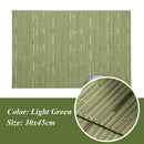 2/4/6Pcs Placemats PVC Dining Table Mat Weave Disc Pads Bowl Coasters De Cozinha 30*45cm Plate Bar Kitchen Coffee Table Mat