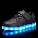 Size 25-37 Children Led Shoes Glowing Sneakers Kid Krasovki with Backlight USB Light Up Shoes Luminous Sneakers for Boys Girls