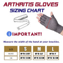 WorthWhile 1 Pair Compression Arthritis Gloves Wrist Support Cotton Joint Pain Relief Hand Brace Women Men Therapy Wristband