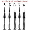 Professional Maintenance Screwdriver Y0.6 Y1.5 Y2.0 Pentalobe 0.8 T2 Bits Screwdrivers Set P5 FOR NS Apple Macbook Air