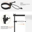 Backdrop Stand Photo Video Studio Background Stand Backdrop Support System Kit Photography Studio Scenery Shelf Frame Light Kit