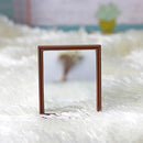 1Pcs 1/12 Dollhouse Miniature Accessories Mini Alloy Mirror Simulation Bathroom Mirror Model Toys for Doll House Decoration