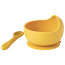 Neue Farben Fütterset Lebensmittelechtes Silikon Baby Schüssel Set Rutschfeste Saugnapfschale Löffel Kindergeschirr BPA-freies Geschirr Dropship