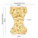 HappyFlute 2Pcs/Pack Baby Swim Diaper Waterproof Adjustable Cloth Diapers Swimwear for Kids  Pool Pant Swimming Lessons/Holiday