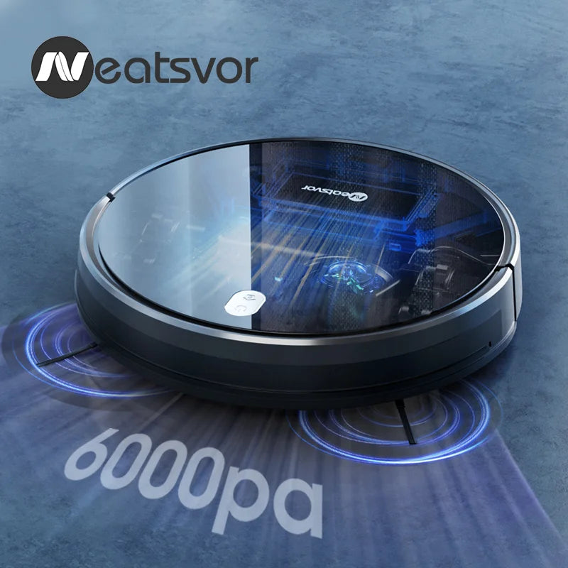 NEATSVOR x520 Robot 6000pa 5200 MAh Regular Automatic Charging For Sweeping and Mopping Smart Home